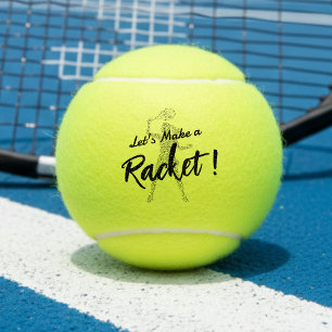 Lasst uns einen Aufstand machen Tennisbälle
