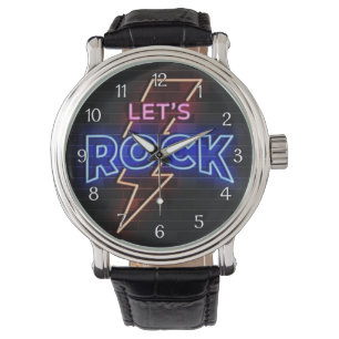 Lasst uns einen Blitzschlag schlagen Armbanduhr