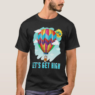 Lasst uns einen Heißluftballon für das Reiten von  T-Shirt