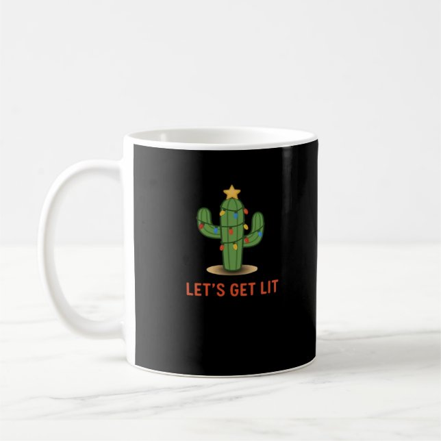 Lasst uns einen lustigen Weihnachtsklassiker bekom Kaffeetasse (Links)