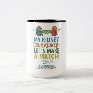 Lasst uns einen passenden Becher erstellen Zweifarbige Tasse