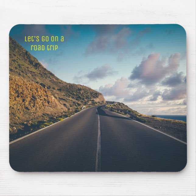 Lasst uns einen Road Trip machen Mousepad (Vorne)