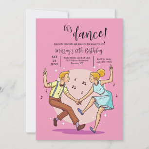 Lasst uns Einladung tanzen