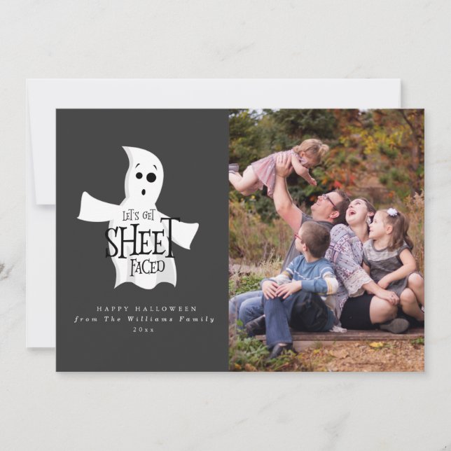 Lasst uns Faced machen Karte (Vorderseite)