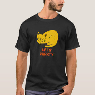 Lasst uns feiern Katze Party Kitten Wiedervereini T-Shirt