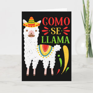 Lasst uns feiern wie du heißt Cinco De Mayo wie du Karte