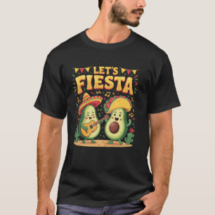 Lasst uns Fiesta Cinco De Mayo Frauen Männer Mexik T-Shirt