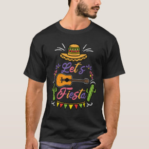 Lasst uns Fiesta Cinco De Mayo Mexican Party Men W T-Shirt