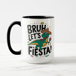 Lasst uns Fiesta Cinco De Mayo Tasse – Buntes Mexi