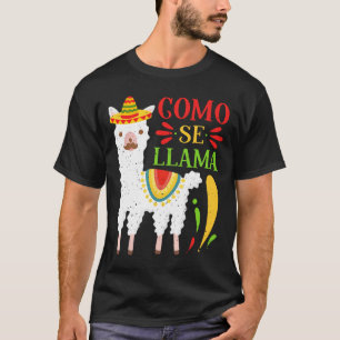 Lasst uns Fiesta Como Te Llamas Cinco De Mayo Como T-Shirt
