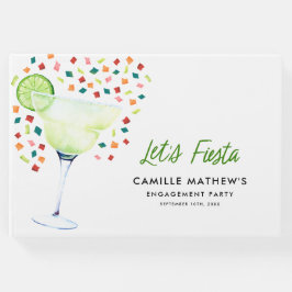 Lasst uns Fiesta Engagement Party Guest Book Gästebuch