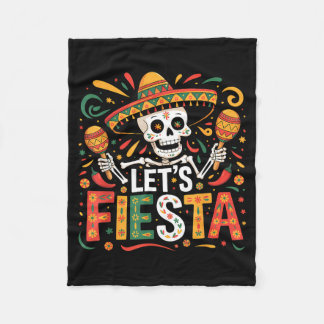Lasst uns Fiesta feiern mexikanisch 5 de mayo lust Fleecedecke