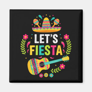 Lasst uns Fiesta machen Kinder Cinco de Mayo Sombr Magnet