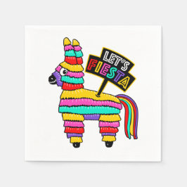 Lasst uns Fiesta Napkins Serviette