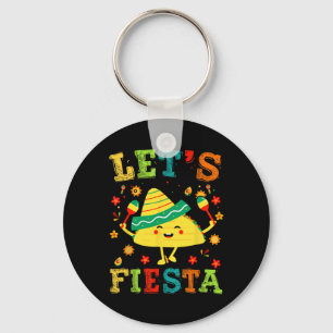 Lasst uns Fiesta Taco Cinco De Mayo Jungen Männer Schlüsselanhänger