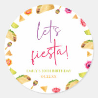 Lasst uns Fiesta Taco Mexican Fiesta Birthday Part