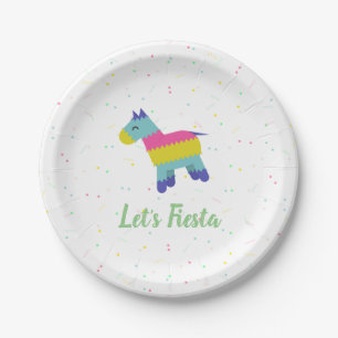 Lasst uns Fiesta-Teller machen Pappteller