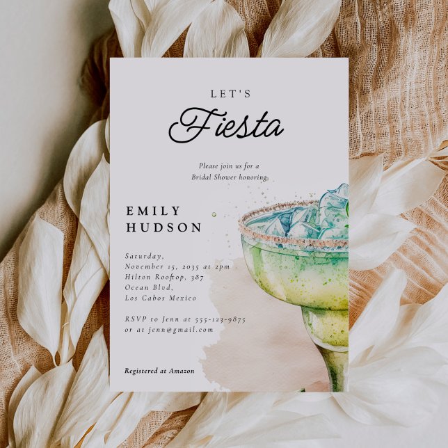 Lasst uns Fiesta Tequila Bridal Dusche einladen Einladung (Von Creator hochgeladen)