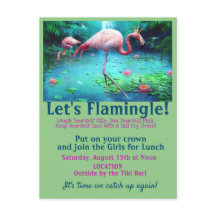 Lasst uns Flamingle spielen! Girl Lunch (oder was 