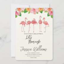 Lasst uns Flamingle! Tropische Brautparty-Bash