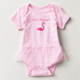 Lasst uns Flamingle TuTu Bodysuit Baby T-shirt