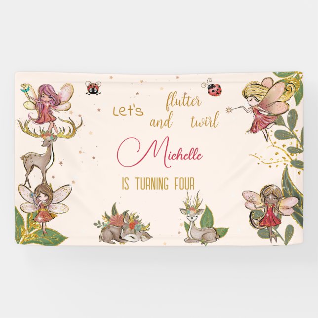 Lasst uns flattern und wirbeln, Märchengarten Gebu Banner (Horizontal)