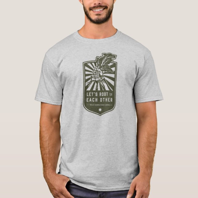 Lasst uns für den anderen T - Shirt Wurzeln schlag (Vorderseite)