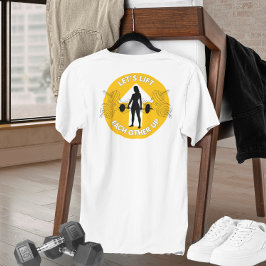 Lasst Uns Gegenseitig Unterstützen Motivations-T-S Tri-Blend Shirt