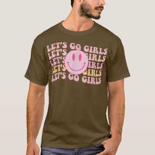 Lasst uns gehen Mädchen Retro-Junggesellinnenabsch T-Shirt