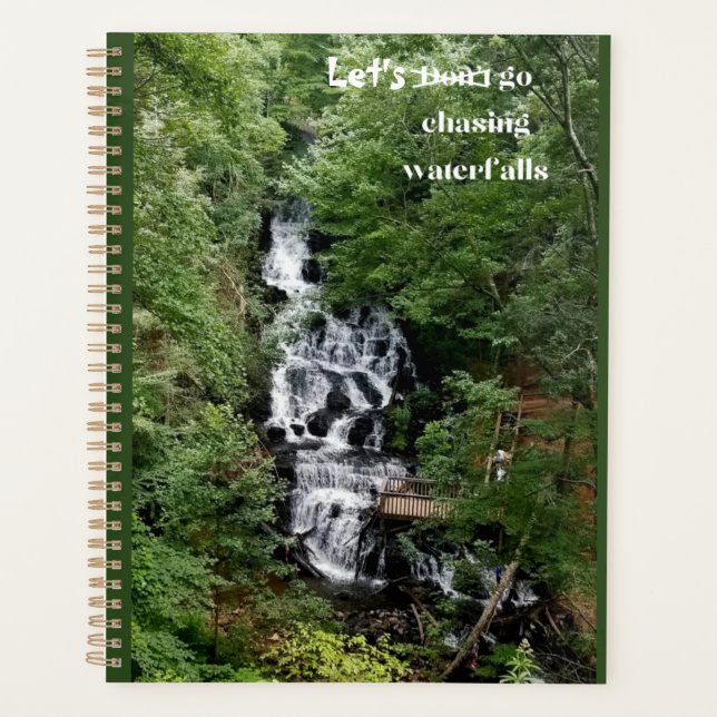 Lasst uns gehen und Wasserfall planen Planer (Vorderseite)