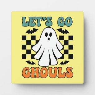 Lasst uns Ghouls gehen - Geist - Witziges Hallowee Fotoplatte