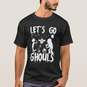 Lasst uns Ghouls Ghost Halloween Beängstigende Kos T-Shirt