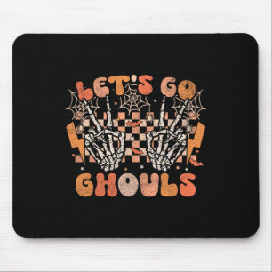 Lasst uns Ghouls Halloween Skeleton Kostüm Retro G Mousepad