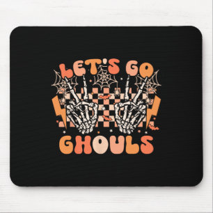 Lasst uns Ghouls Halloween Skeleton Kostüm Retro G Mousepad
