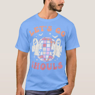 Lasst uns Ghouls Halloween Spooky Season Groovy Re T-Shirt