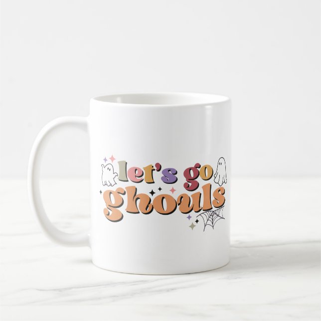 Lasst uns Ghouls-Tasse gehen Kaffeetasse (Links)