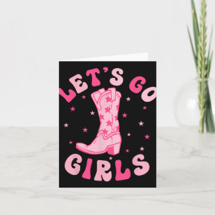 Lasst uns Girls Bridesmaid Bride Squad Nashville B Karte