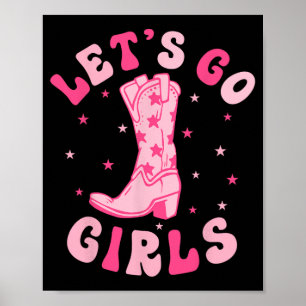 Lasst uns Girls Bridesmaid Bride Squad Nashville B Poster