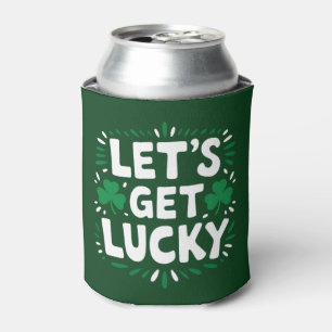 Lasst uns Glück haben Shamrock Lustiger St. Patric Dosenkühler