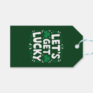 Lasst uns Glück haben Shamrock Lustiger St. Patric Geschenkanhänger