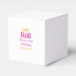Lasst uns glücklich 10. Geburtstag hinzufügen Name Geschenkschachtel