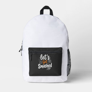 Lasst uns Halloween-Party-Design zerschmettern Bedruckter Rucksack