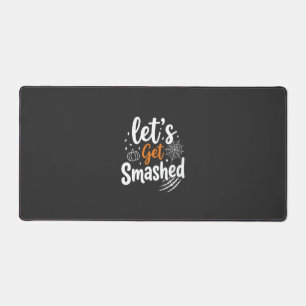 Lasst uns Halloween-Party-Design zerschmettern Schreibtischunterlage
