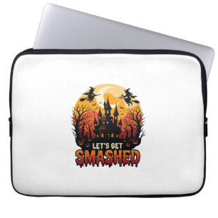 Lasst uns Halloween Spukschloss Hexen P zerquetsch Laptopschutzhülle