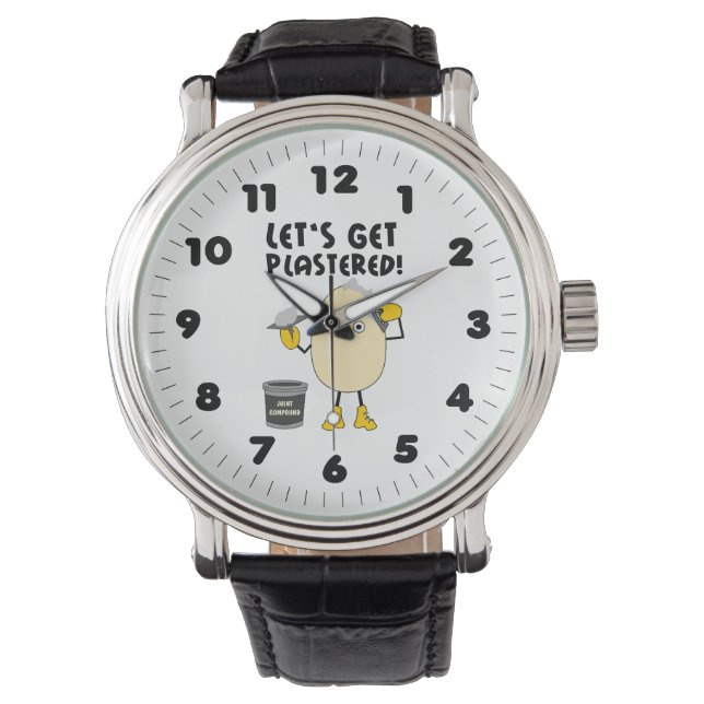 Lasst uns ins Lot kommen Armbanduhr (Vorderseite)