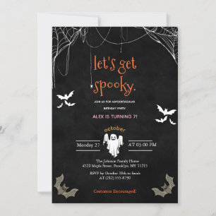 Lasst uns jedes schöne Halloween-Party machen Einladung