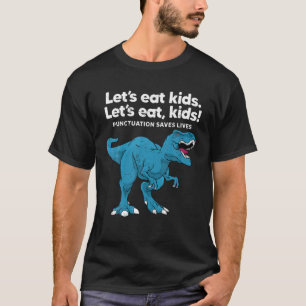 Lasst uns Kids Punctuation Rette Leben Trex Boy Gi T-Shirt