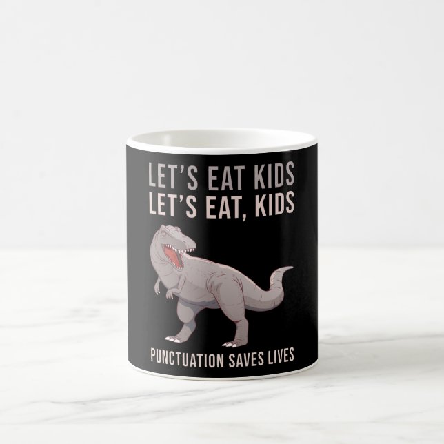 Lasst uns Kinder essen Lasst uns Kinder essen Kaffeetasse (Mittel)