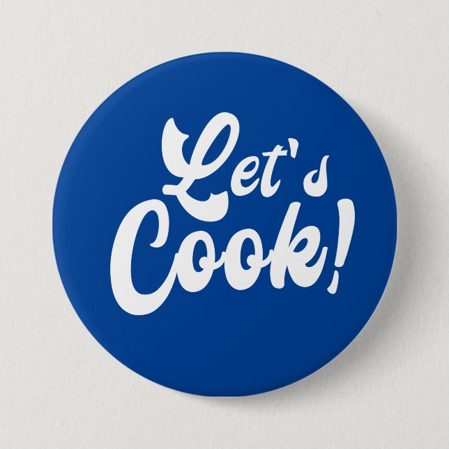 Lasst uns kochen button (Vorderseite)