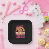 Lasst uns Lesben LGBTQ Pride Monat Cowgirl gehen